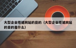 天长大型企业搭建网站的目的（大型企业搭建网站的目的是什么）